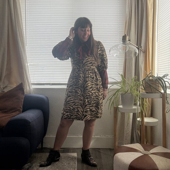 Vintage Blouse 70s Miss Capri Check Plaid Secretary Bow Blouse | Small - Picture 12 of 13